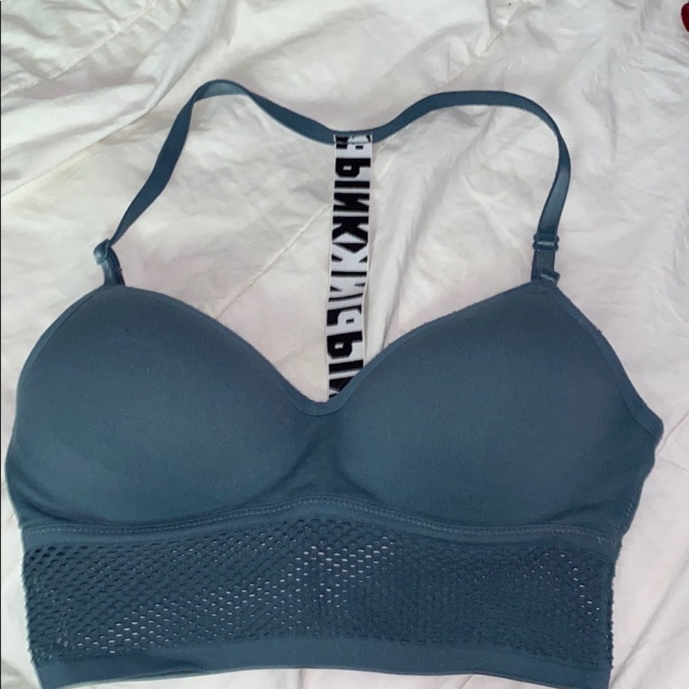 ✨Blue Sports Bra from PINK✨